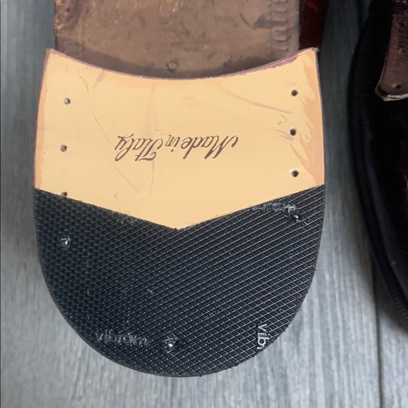 BROWN JOHNSON & MURPHY SLIP-ON SHOES - Picture 5 of 7